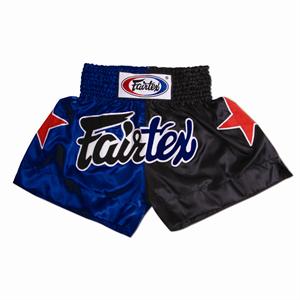 Thai Trunks (Black/Blue Combo)